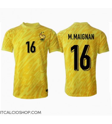 Francia Mike Maignan #16 Portiere Prima Maglia Europei 2024 Manica Corta